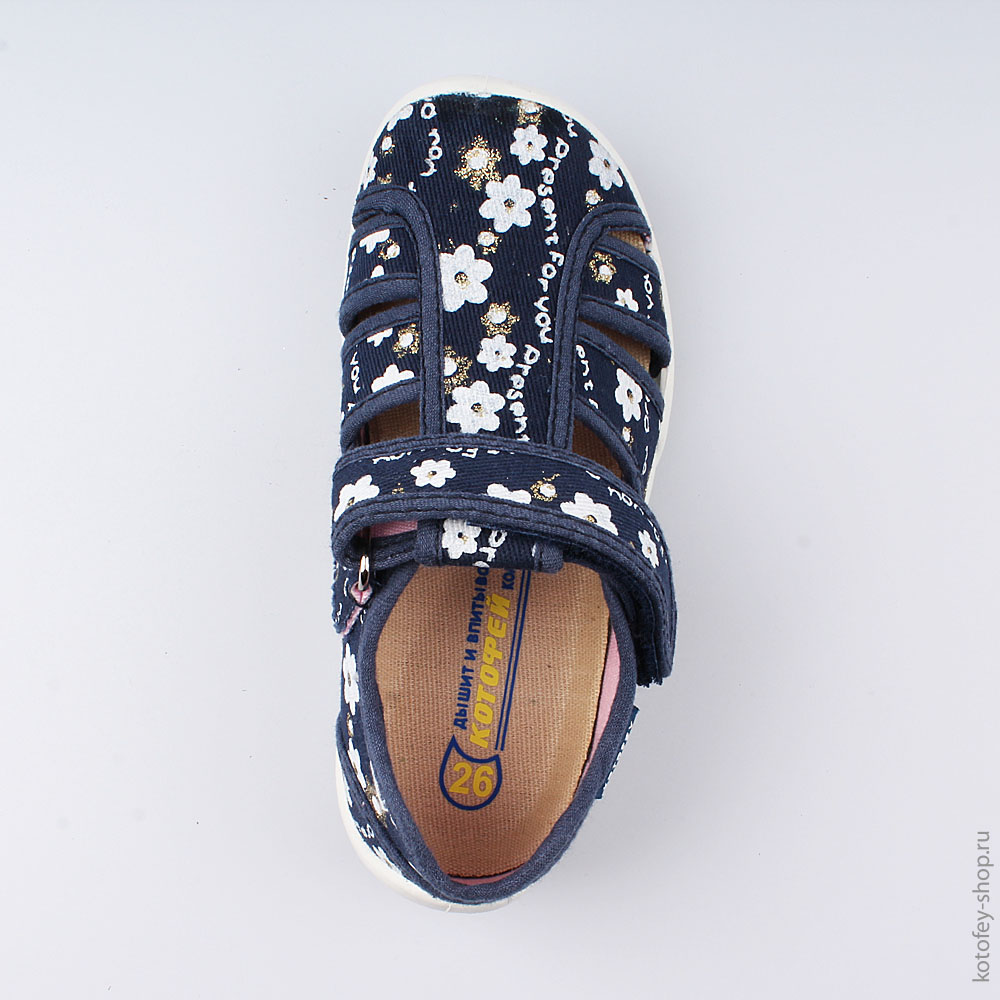 421037-11 Босоножки текстильные, все фото 4