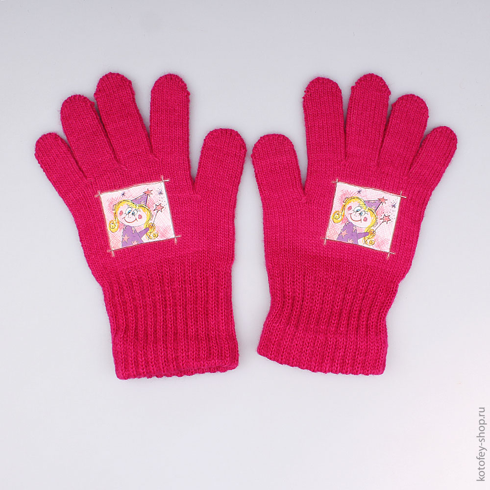 07822088-10 Перчатки однослойные фуксия, все фото 2