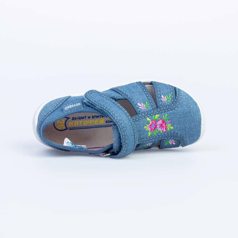 421045-11 Босоножки текстильные, все фото 4