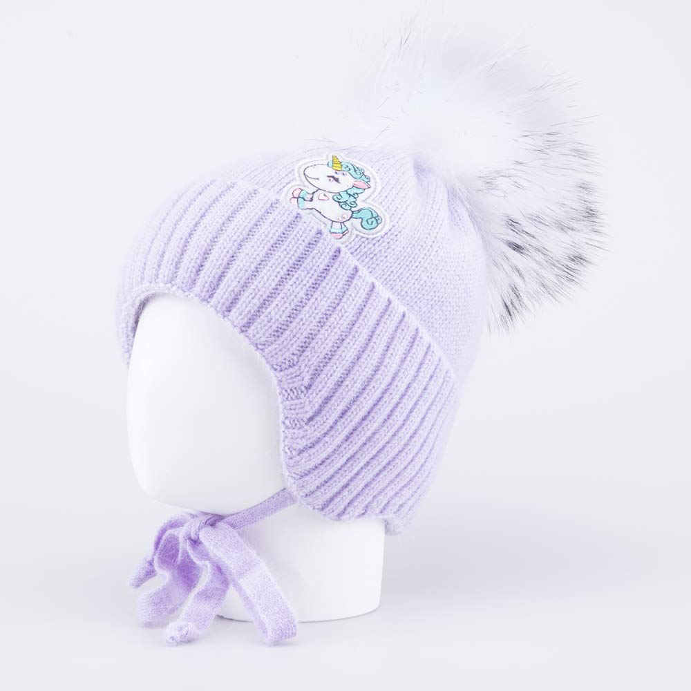 07811562-41 Шапка детская Единорог сиреневый, все фото 1