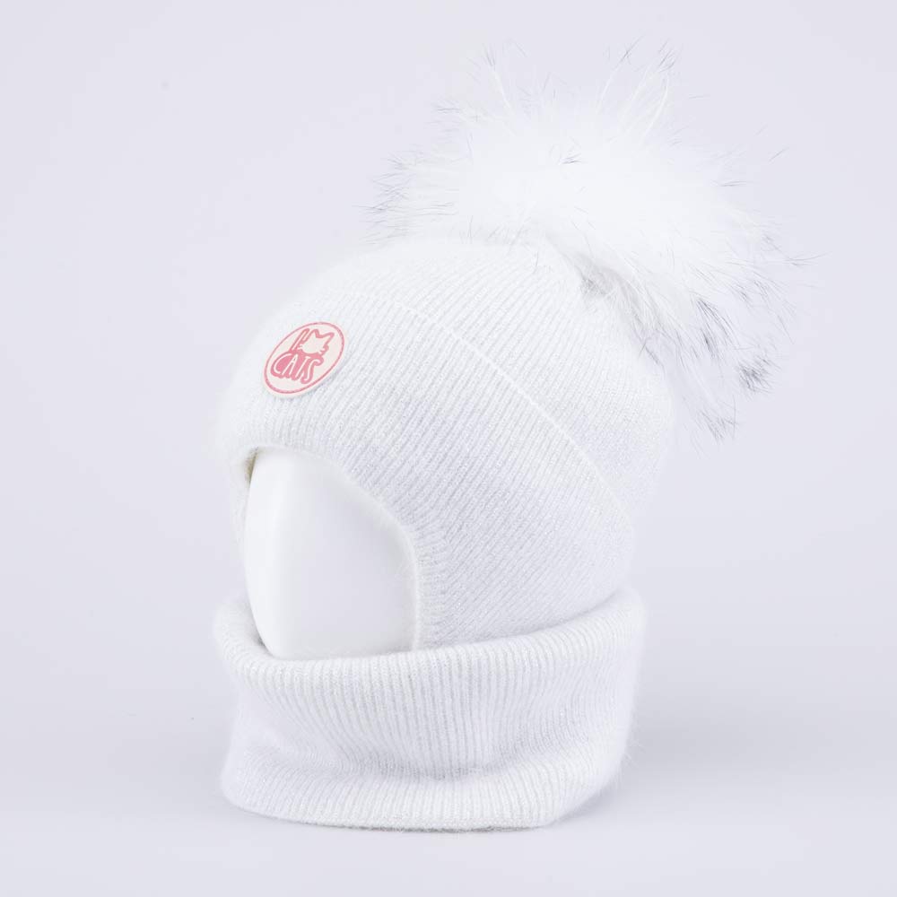 07811568-40 Шапка и снуд серый, все фото 1