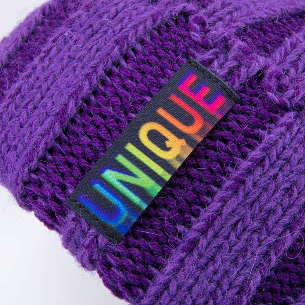 07811571-41 Шапка и снуд фиолетовый, все фото 3