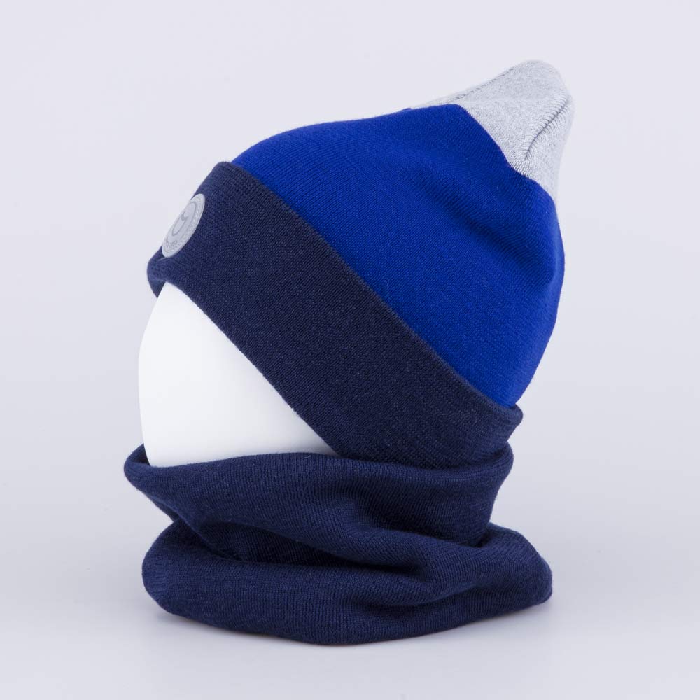 07711914-40 Комплект шапка+снуд детский цветной, все фото 2