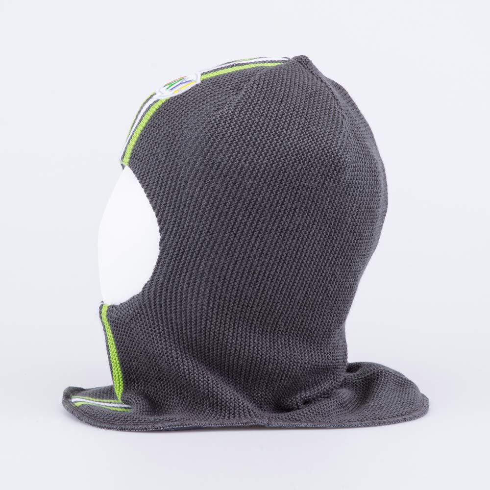 07711930-40 Шапка-шлем детский темно-серый , все фото 2