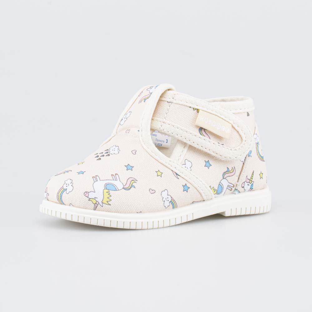 131203-12 Текстильная обувь для первых шагов Единороги, все фото 1