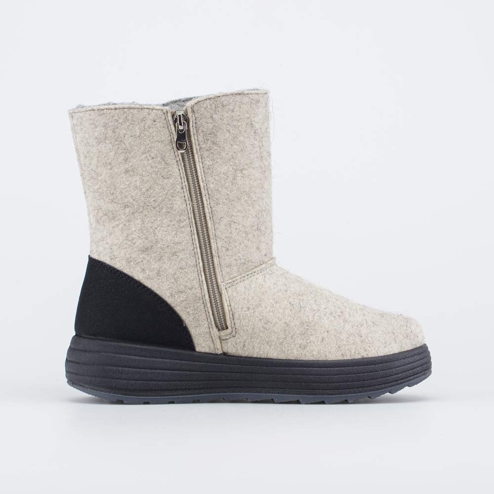 767057-41 Валенки-полусапожки Стикер бежевый, все фото 2