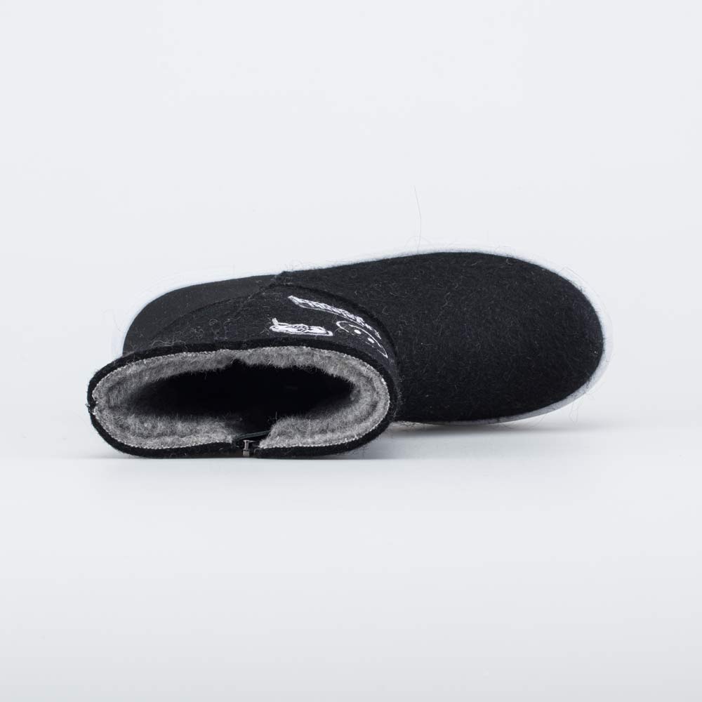 767057-42 Валенки-полусапожки Стикер черный, все фото 4