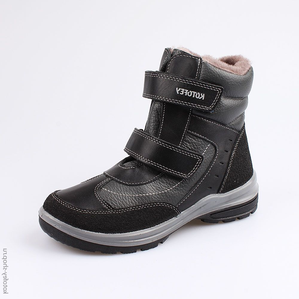 752097-52 Зимние ботинки на липучках, все фото 1