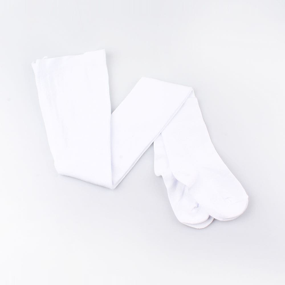 07032430-40 Базовые колготки для девочки белые, все фото 1