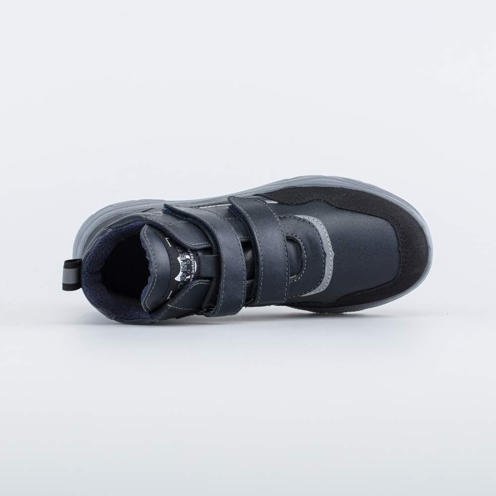 752212-32 Демисезонные ботинки на липучках синий, все фото 4