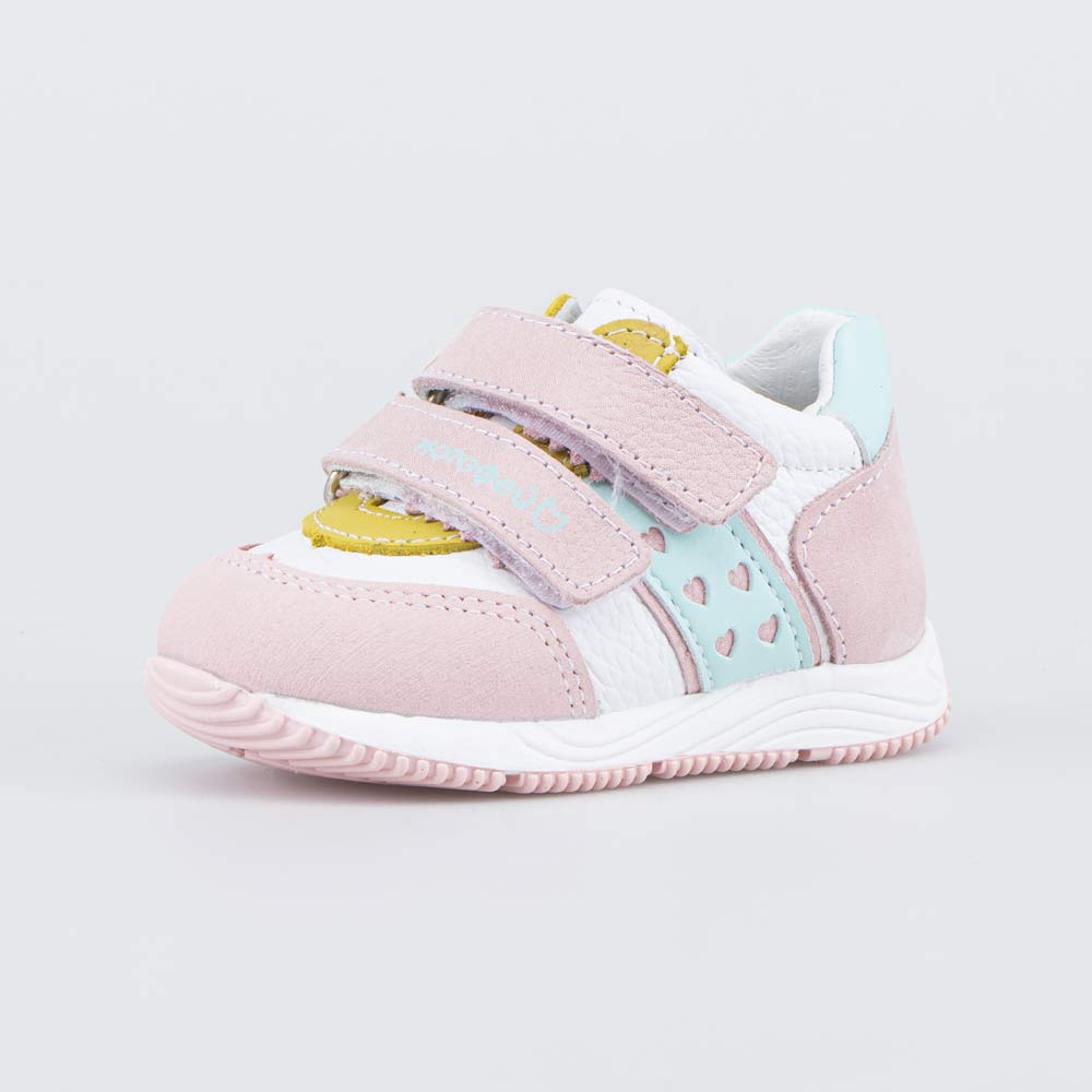 032094-23 Полуботинки для первых шагов Сердечки, все фото 1