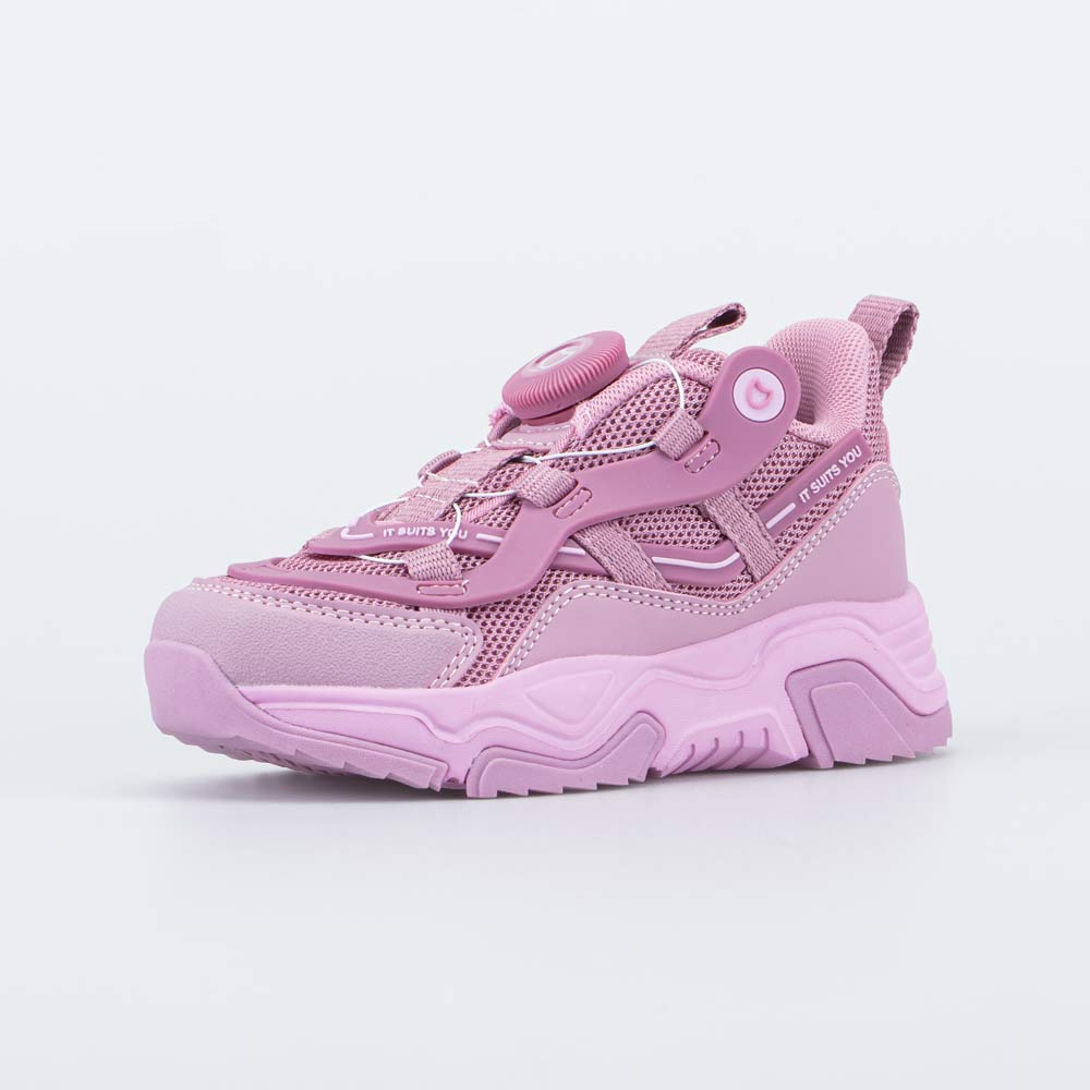 644406-71 Розовые кроссовки с эффектом плоской подошвы, все фото 1