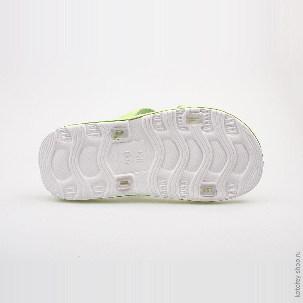 525014-01 Пляжная обувь салатовая, все фото 3