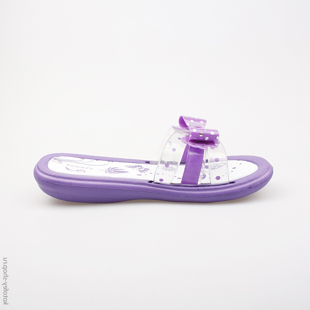 525016-01 Пляжная обувь сиреневая, все фото 2