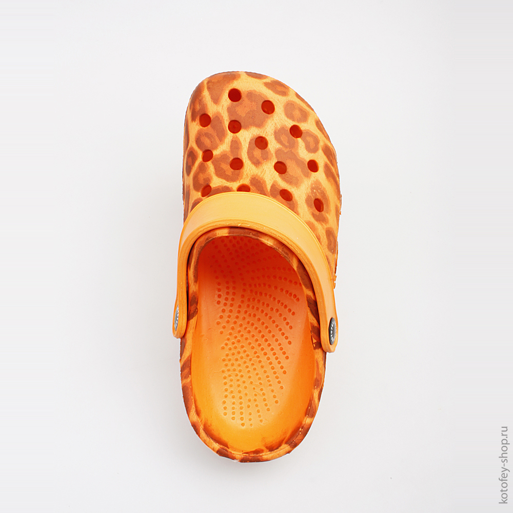 525017-01 Пляжная обувь оранжевая, все фото 4