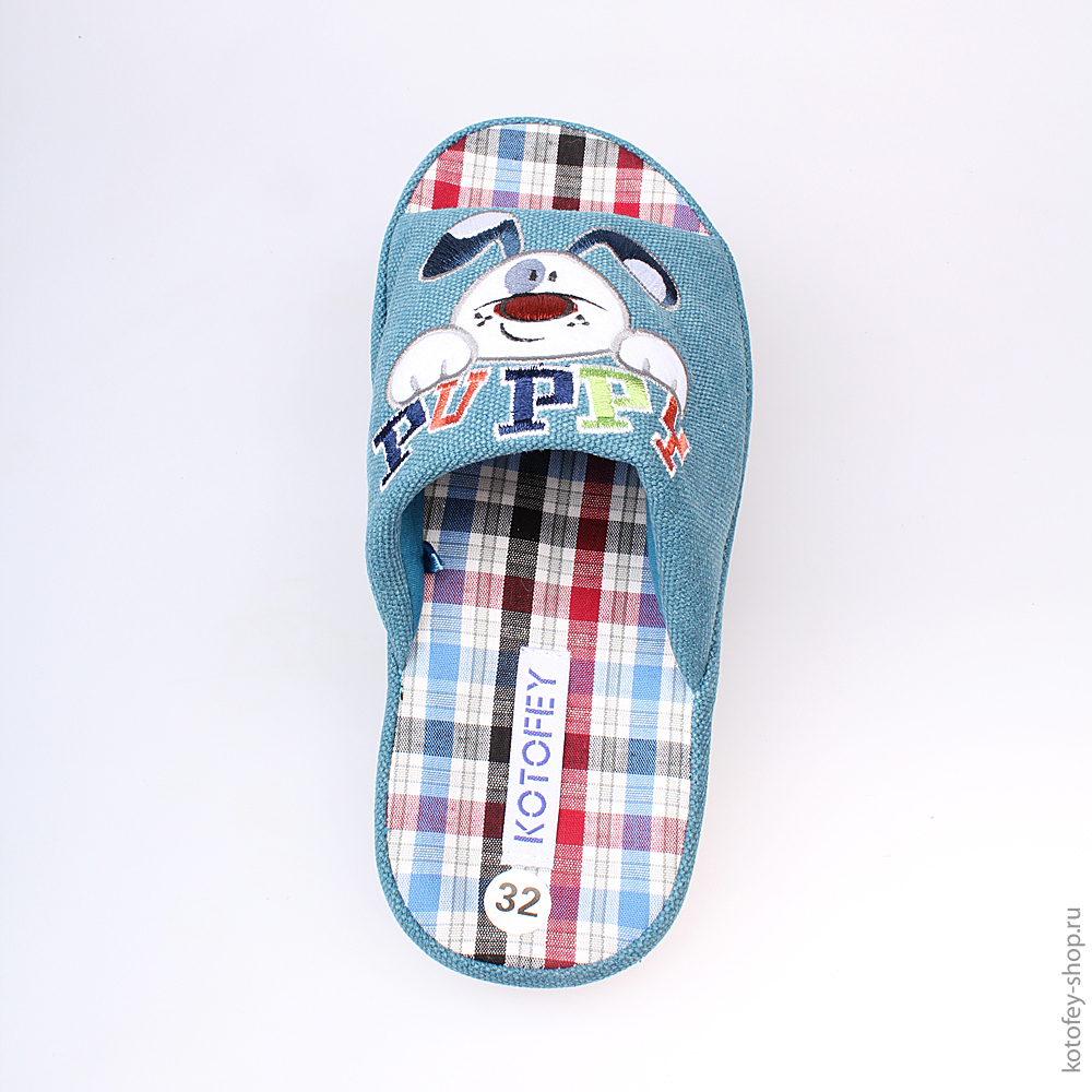 531015-11 Тапочки голубые, все фото 4