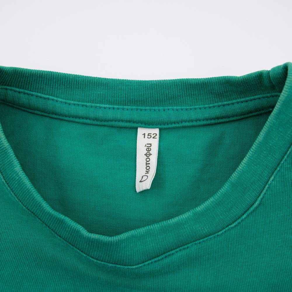 07702029-40 Фуфайка (футболка), т.зеленый, все фото 3