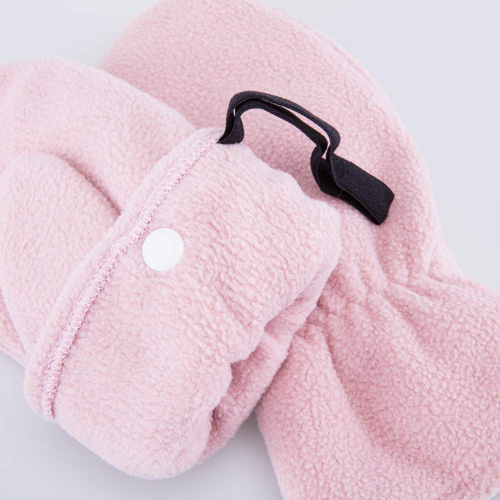 07821256-00 Флисовые варежки двухслойные розовый, все фото 3