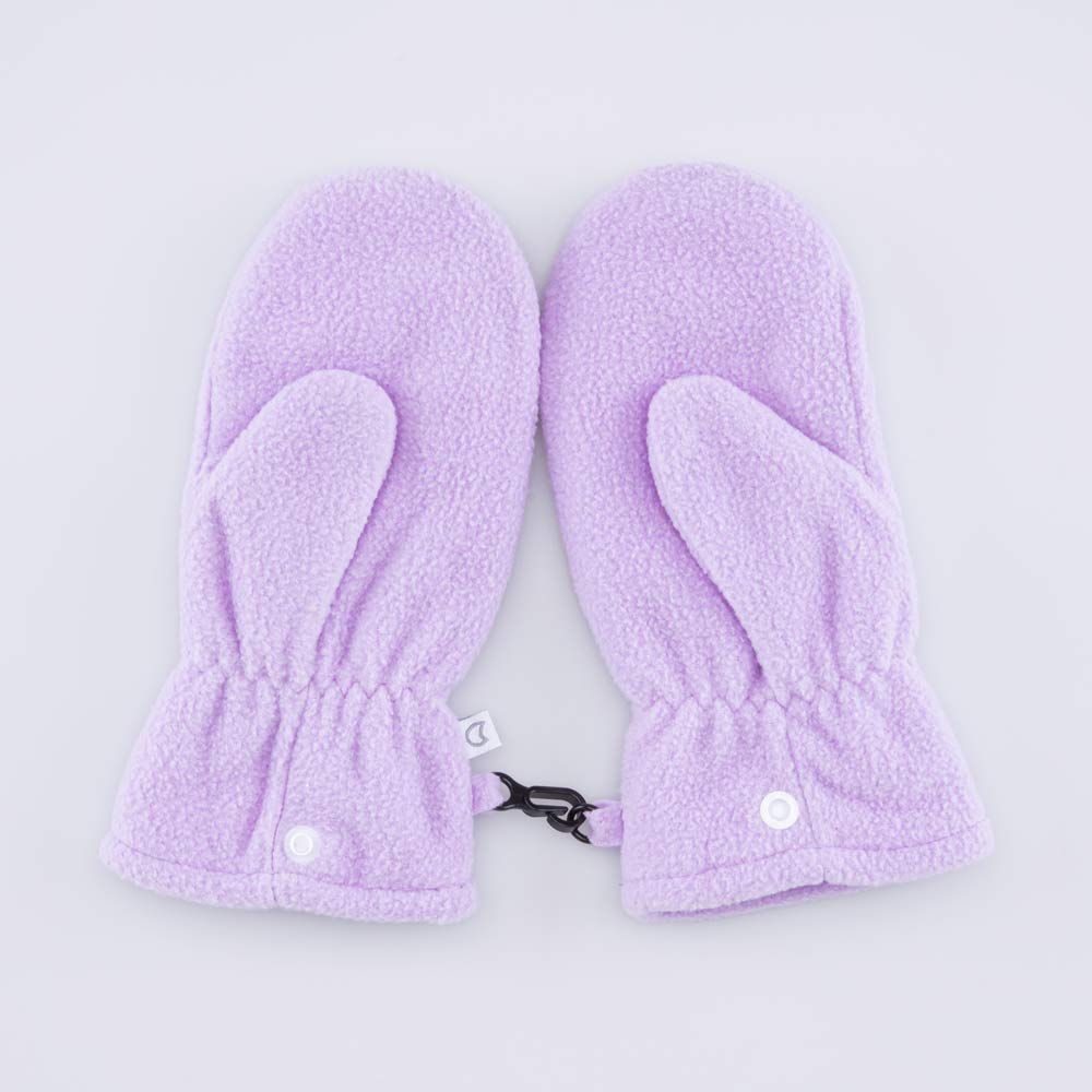 07821256-01 Флисовые варежки двухслойные сиреневый, все фото 2