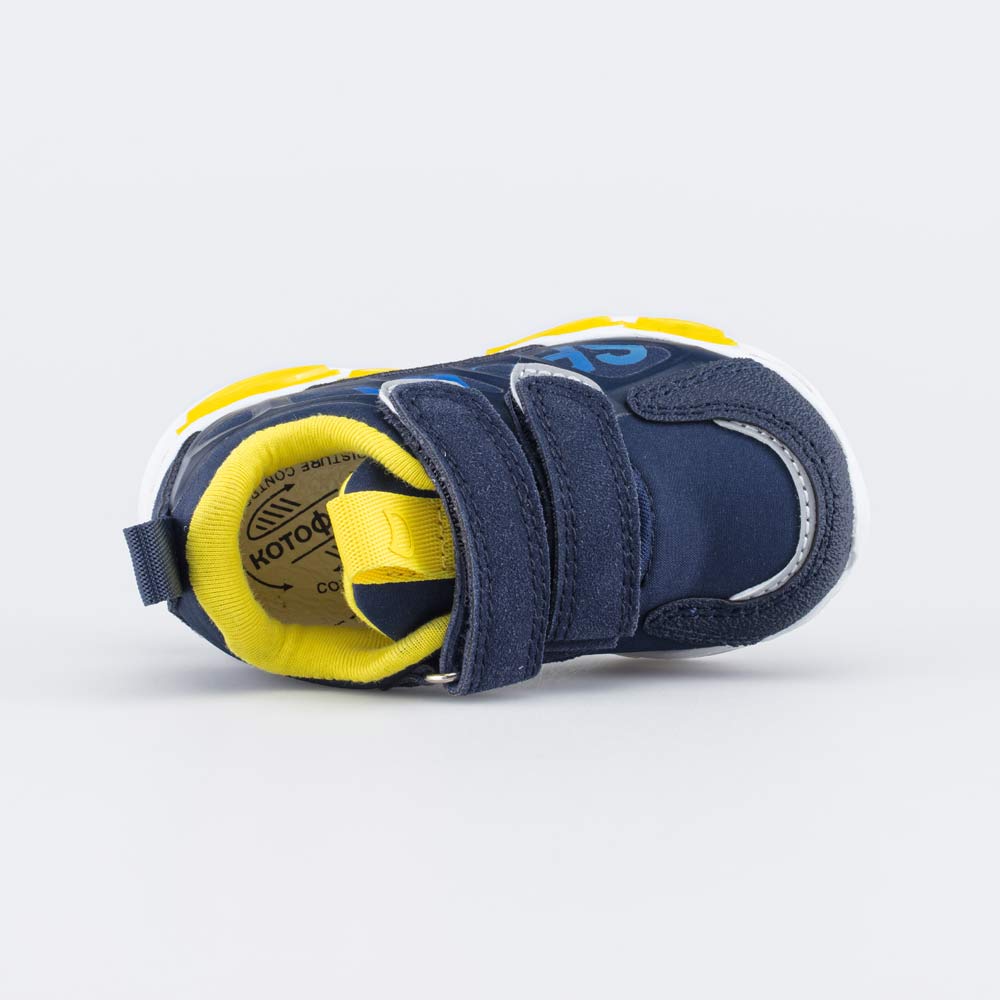 044003-71 Синие кроссовки с LED и Softshell, все фото 4