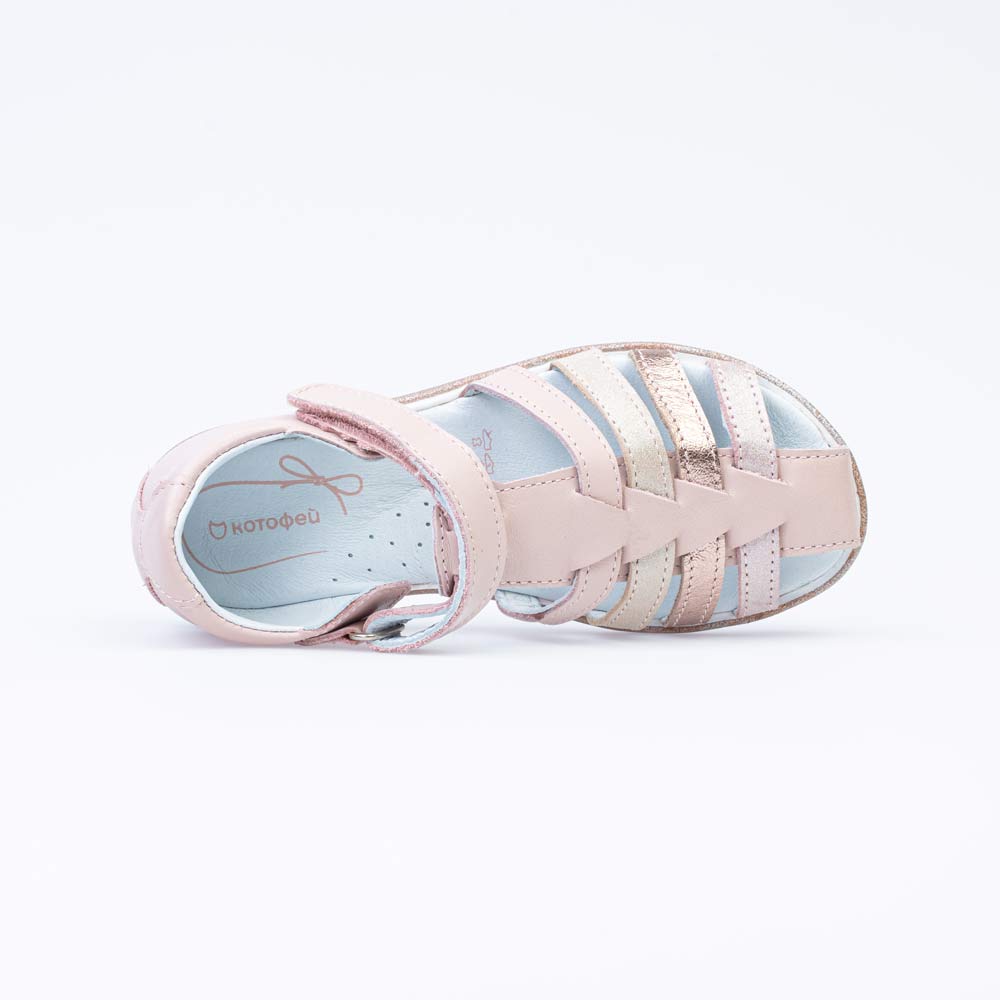 522150-25 Кожаные сандалии для девочки , все фото 4