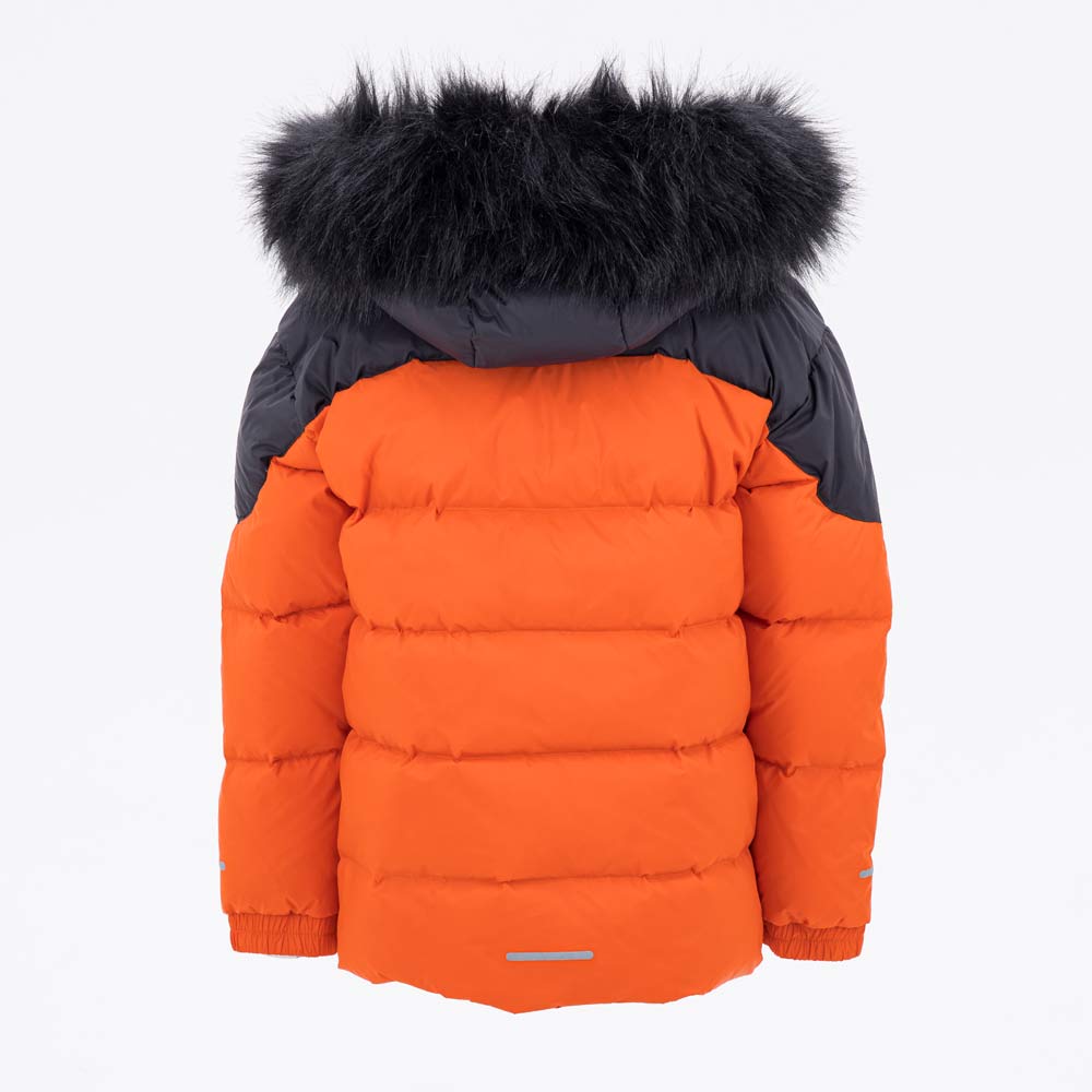 07757051-40 Зимняя куртка-пуховик оранжевый, все фото 3