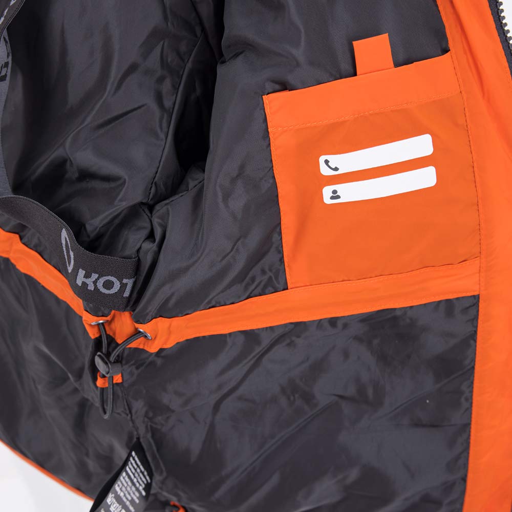 07757051-40 Зимняя куртка-пуховик оранжевый, все фото 5