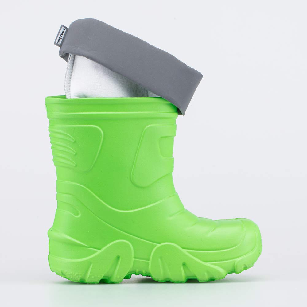 365172-14 Сапоги из ЭВА утепленные Ракета салатовый, все фото 2