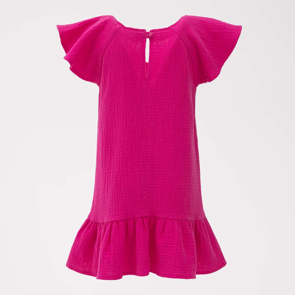 07865059-41 Платье из муслина для девочки фуксия, все фото 2