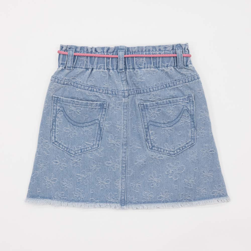 07866002-40 Джинсовая юбка для девочки голубой, все фото 2