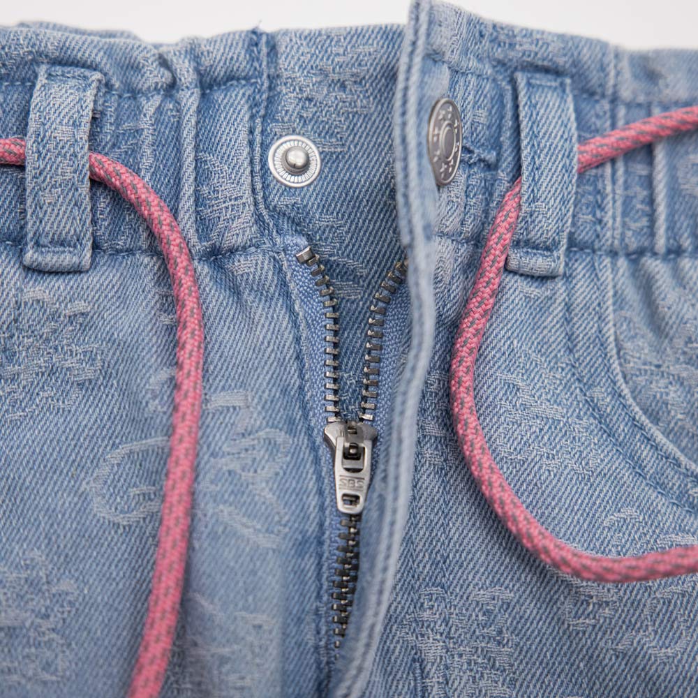 07866002-40 Джинсовая юбка для девочки голубой, все фото 3