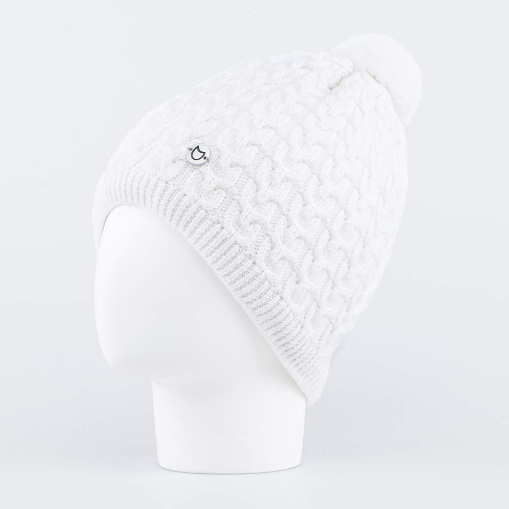 07811410-40 Теплая шапка-бини Белый, все фото 1