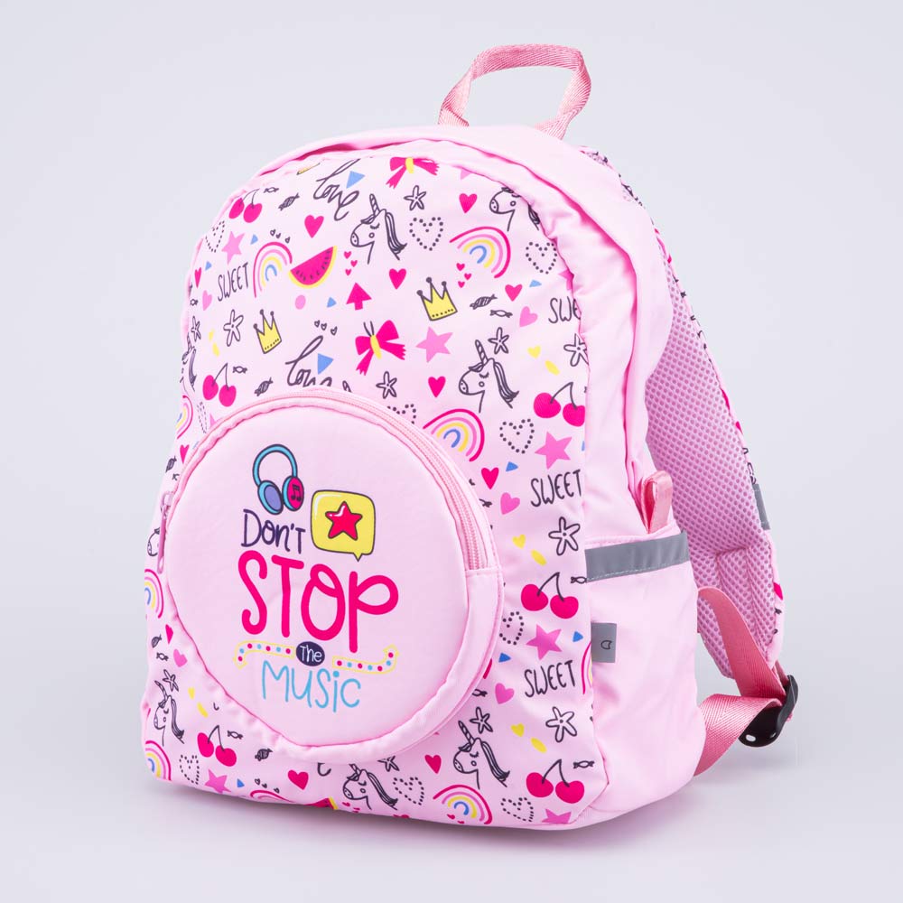 02804278-70 Рюкзак для девочки Музыка розовый, все фото 2