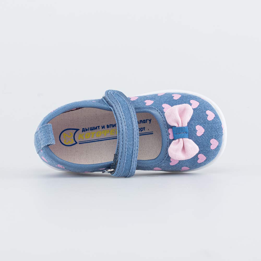 231212-11 Текстильные туфли для девочки, все фото 4