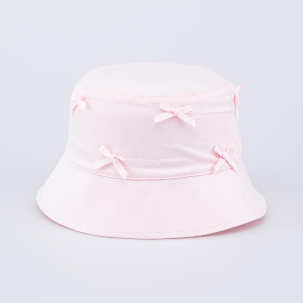 07810025-40 Хлопковая панама для девочки Бантики, все фото 1