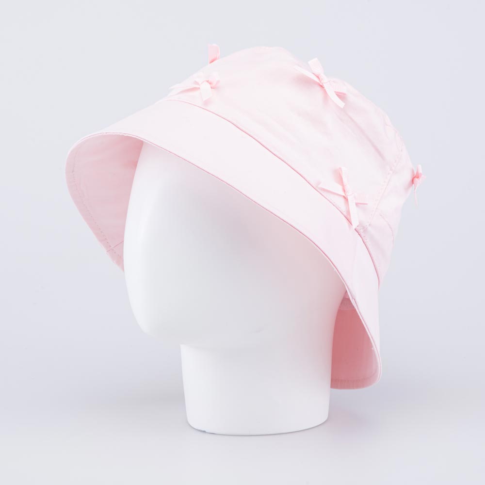 07810025-40 Хлопковая панама для девочки Бантики, все фото 2