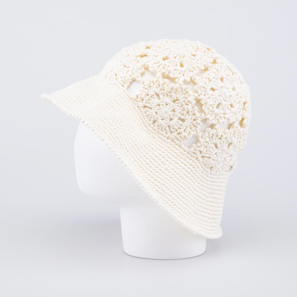 07810026-40 Ажурная вязаная панама на лето, все фото 3