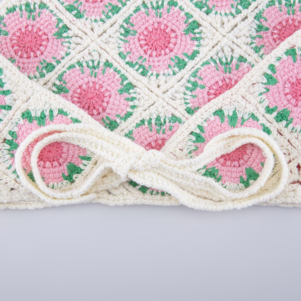 07810027-40 Ажурная вязаная косынка на лето, все фото 4