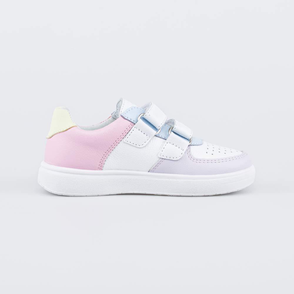 132170-24 Кожаные кеды-полуботинки на липучках, все фото 2