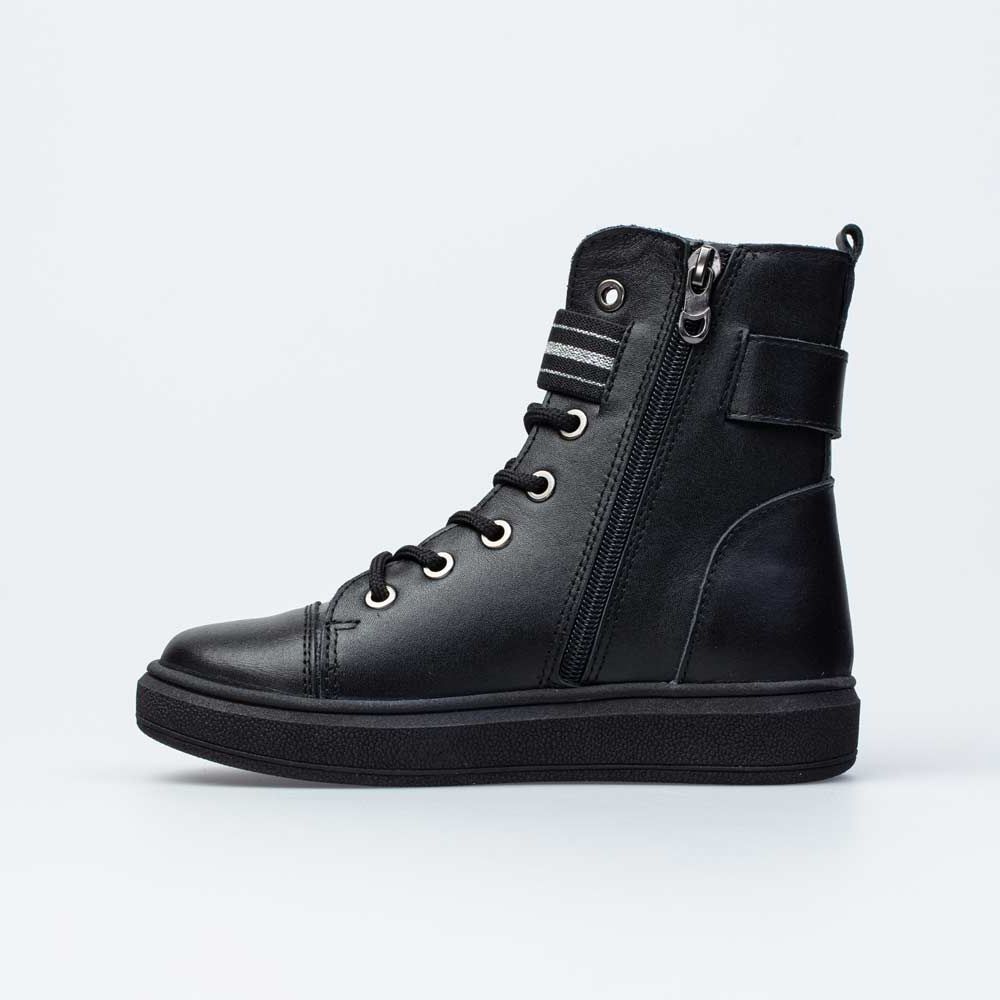 552219-31 Кожаные утепленные ботинки для девочки, все фото 2