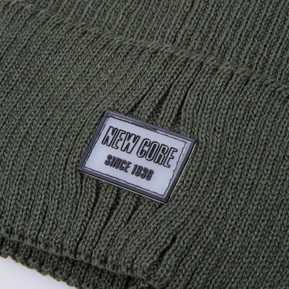 07711908-40 Шапка и снуд для мальчика хаки, все фото 3