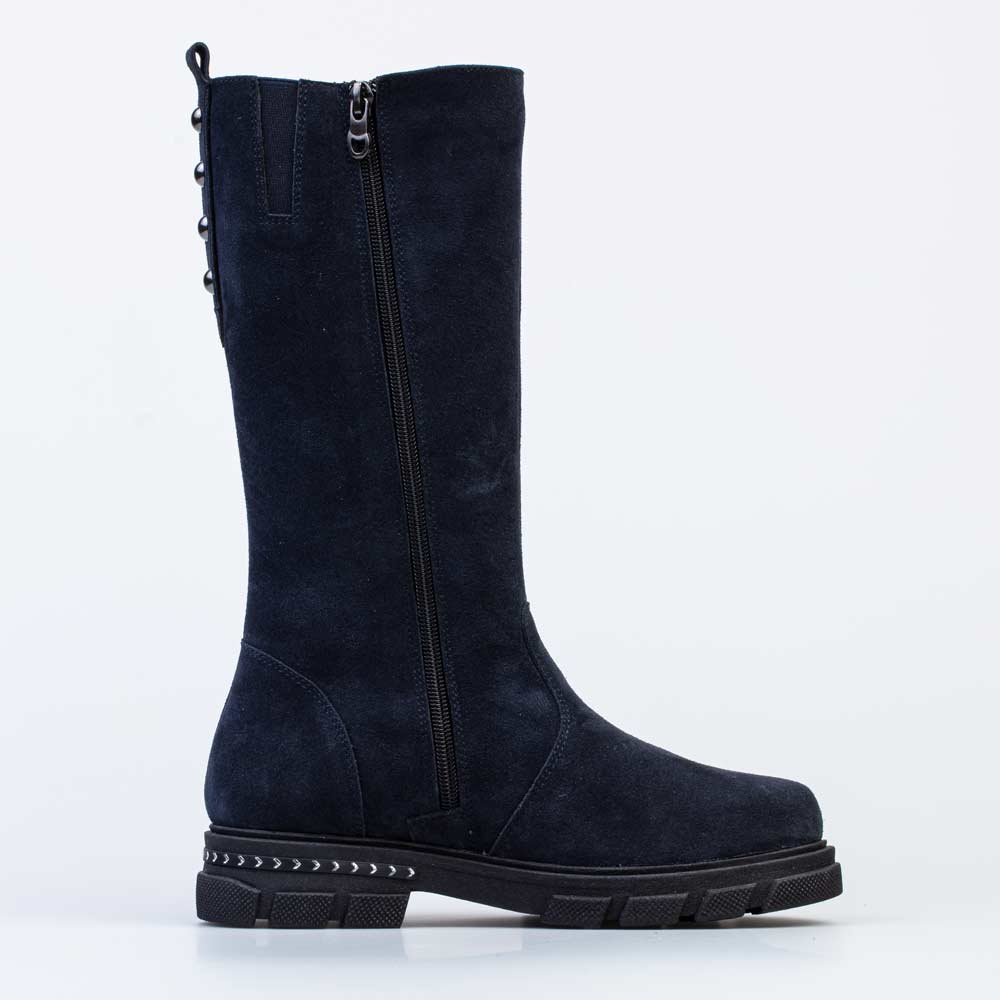 662151-33 Кожаные сапоги на молнии утепленные, все фото 2