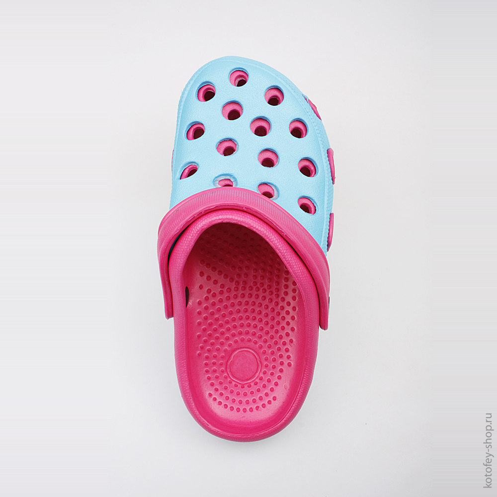 725012-01 Пляжная обувь голубая, все фото 4