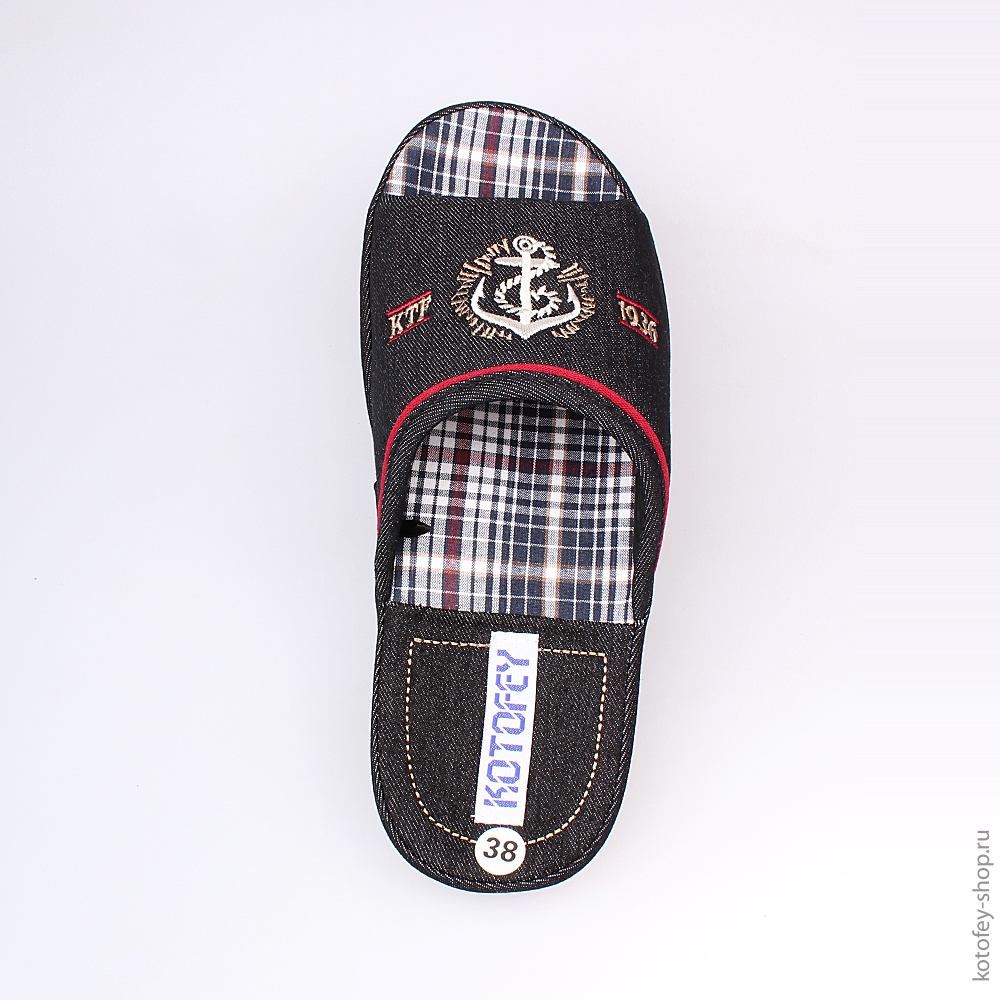 731011-11 Тапочки черные, все фото 4