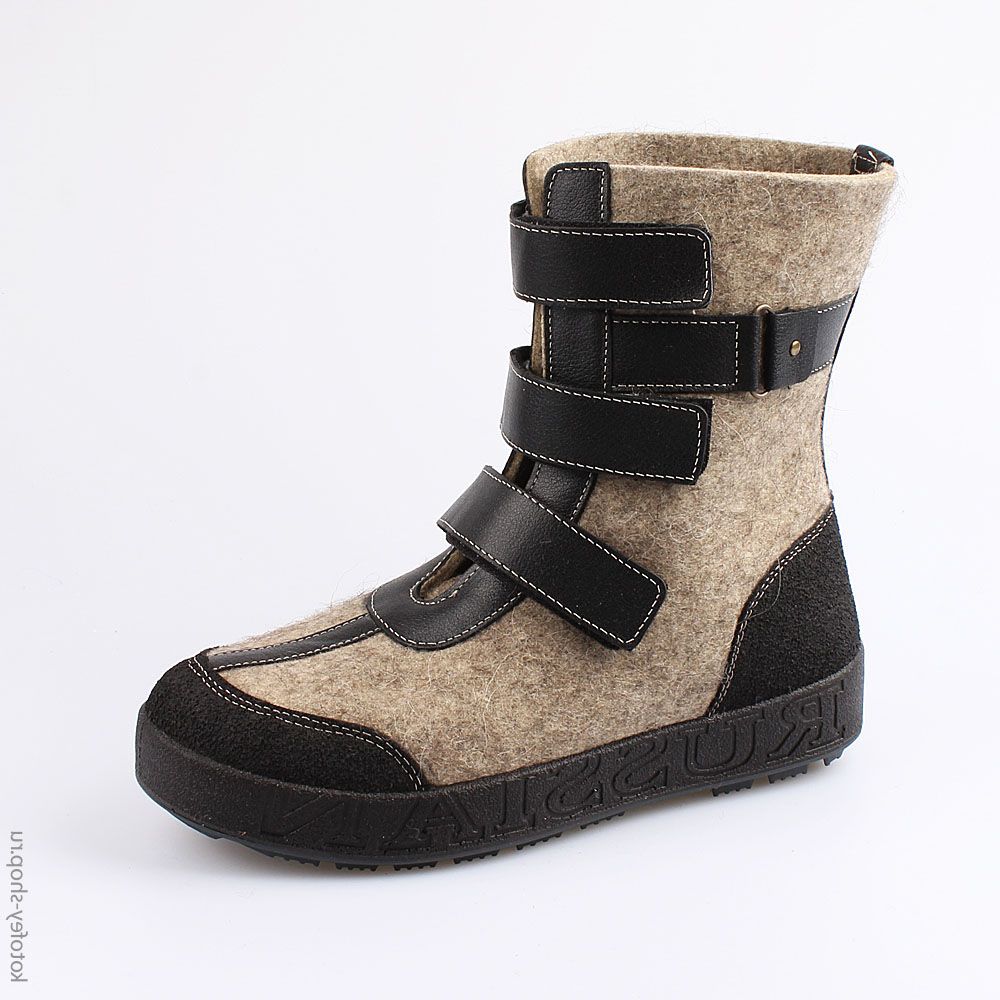 957008-02 Войлочные ботинки без подкладки, все фото 1