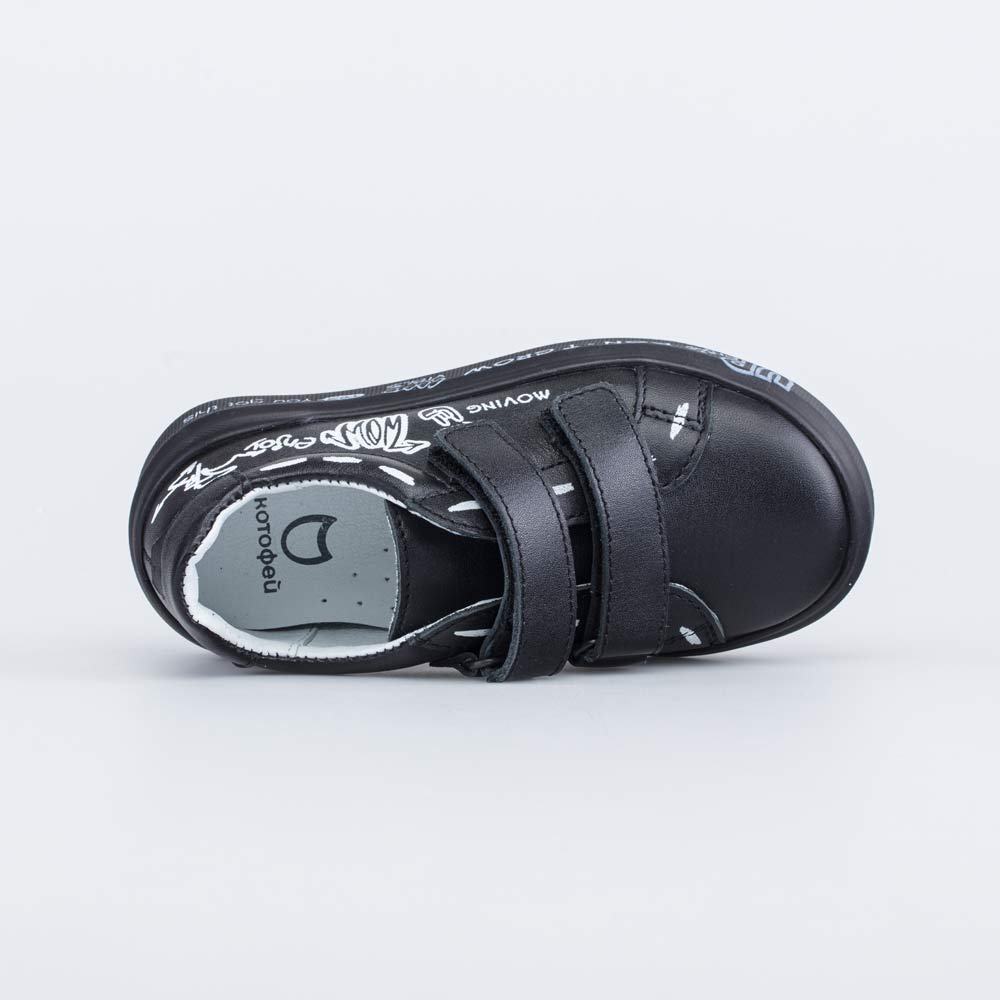 332153-22 Кожаные полуботинки на липучках, все фото 4