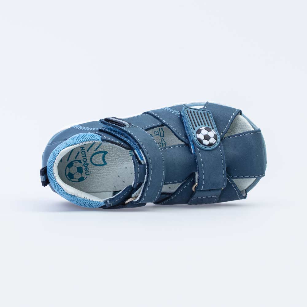 122162-21 Сандалии из натурального нубука для мальчика, все фото 4