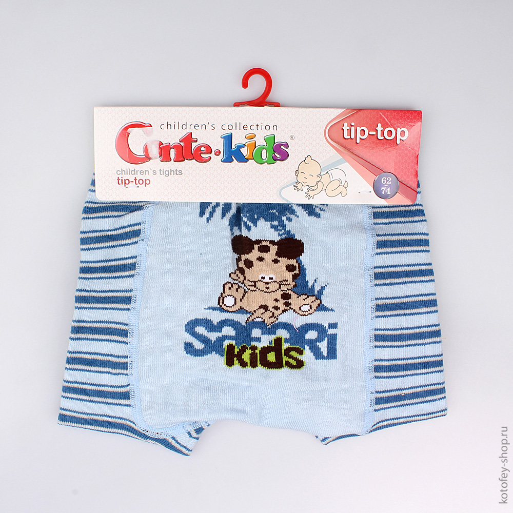 07031257-00 Колготки с рисунком леопард, 72% хлопок, св.голубой, все фото 1