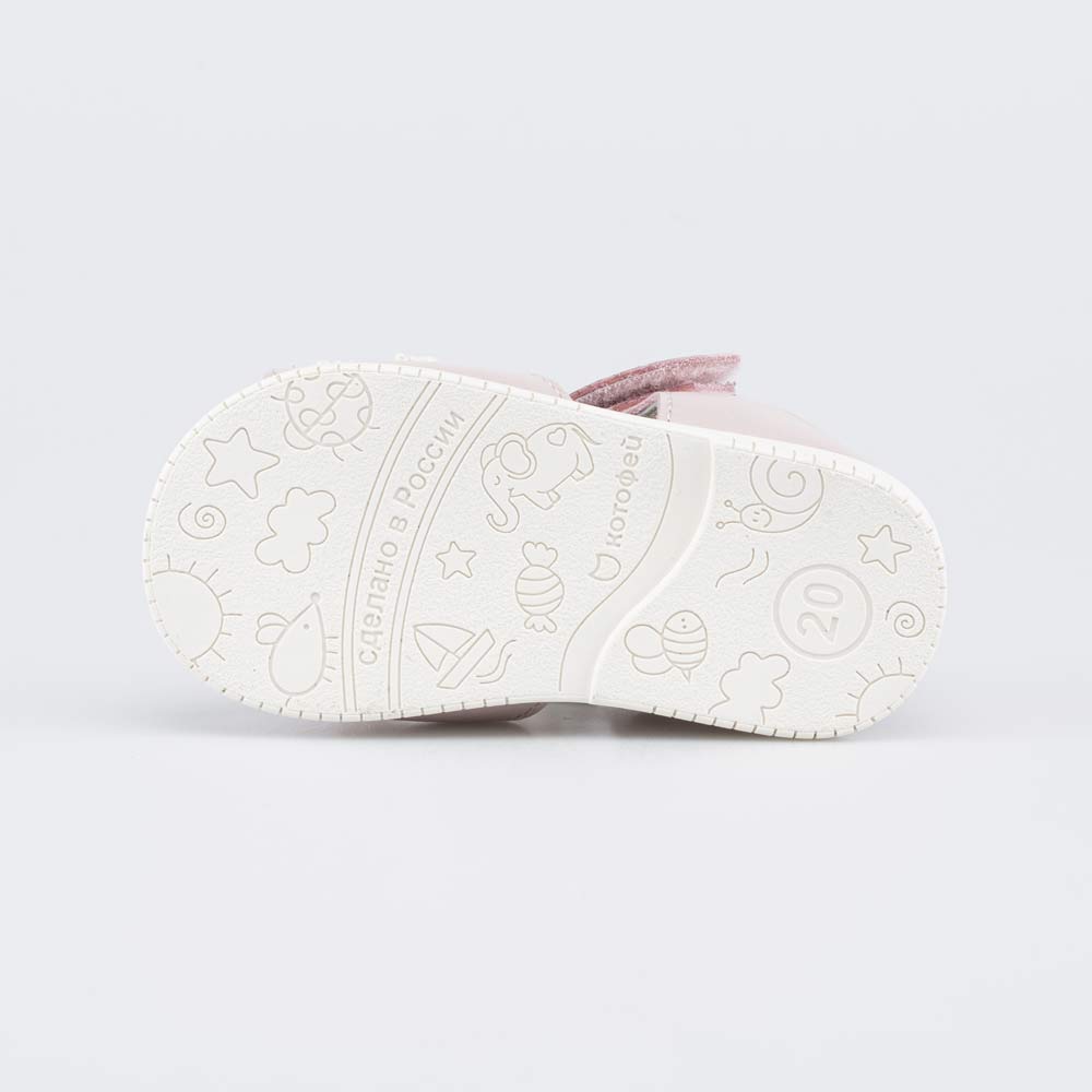 022169-22 Кожаные сандалии с бантиком Первые шаги, все фото 3