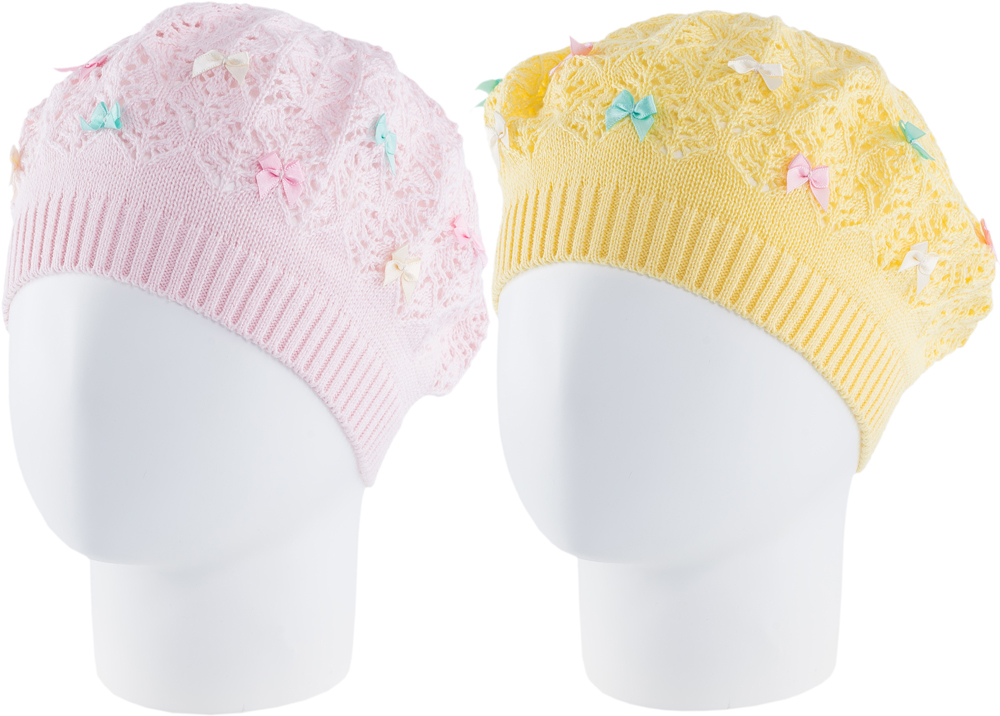 07811090-40 Шапка летняя, 50% хлопок, розовая, все фото 2